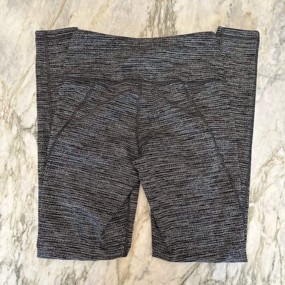 LUCY ACTIVEWEAR Womens Full Length Charcoal Grey Marled Yoga Leggings Size XS - Picture 5 of 6